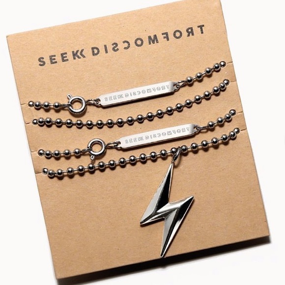 Seek Discomfort Seeker Lightning Bolt 